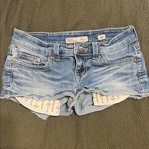 BKE Women's Light Blue Jean Shorts